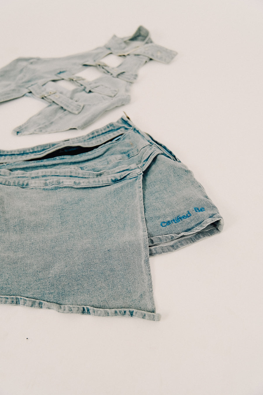 The Strapped Denim Set